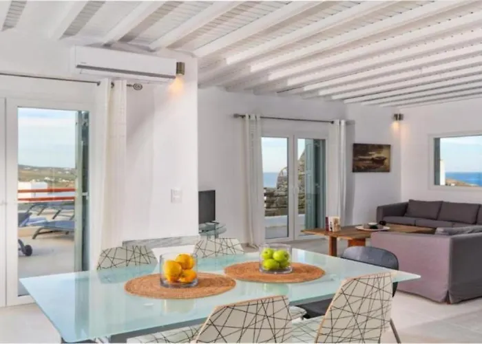 Luxurious Mykonian Blue Oasis With Private Pool * Kalafati